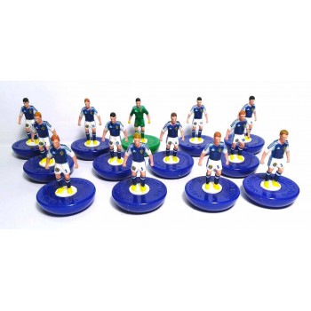 Subbuteo Andrew Table Soccer Scotland 2018 on classic Hasbro bases